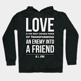 Martin Luther King Quote Freedom Protest MLK loveGift Hoodie